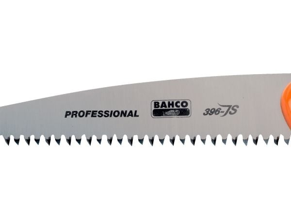Bahco Profesionalus sulankstomas genėjimo pjūklas. Greitam ir švariam žalios medienos pjovimui. 190mm ilgio geležtė,