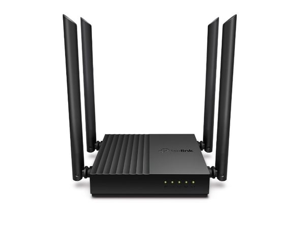 TP-Link Archer C64, Wi-Fi 5 (802.11ac), Kaksitaajuus (2,4 GHz/5 GHz), Ethernet LAN, Musta, Pöytäreititin