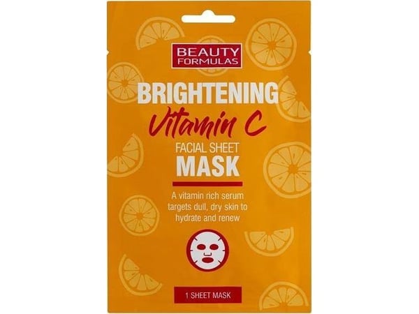 BEAUTY FORMULAS Brightening Vitamin C ansiktsarkmaske