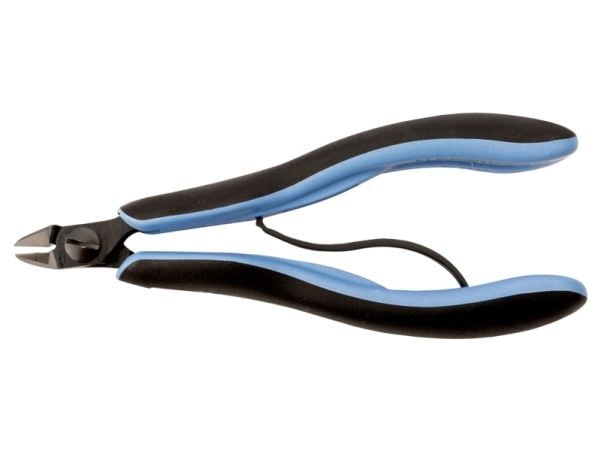 Bahco sidetang, ovalt hode, RX-serien, diagonaltang, 1 cm, 1,05 cm, 6 mm, stål, svart, blå