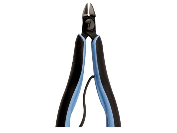 Bahco sidetang, ovalt hode, RX-serien, diagonaltang, 1 cm, 1,05 cm, 6 mm, stål, svart, blå