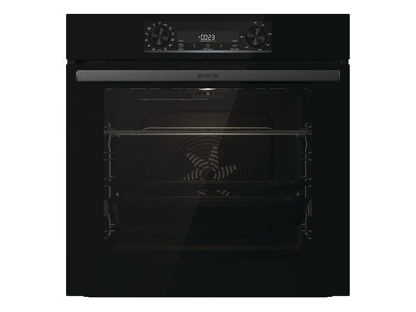 Gorenje Essential BOS6737E06FBG - Ovn - med dampfunksjon - innebygd - fordypning - bredde: 56 cm - dybde: 55 cm - høyde: 59 cm - med selvrens - Kla...