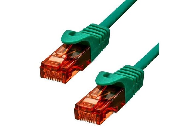 ProXtend - Koblingskabel - RJ-45 (hann) til RJ-45 (hann) - 75 cm - 6 mm - UTP - CAT 6 - halogenfri, uten hindringer, flertrådet - grønn