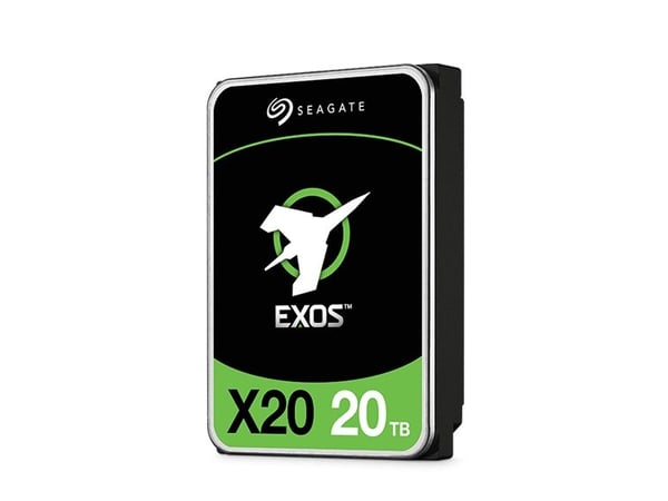 Seagate Exos X20 ST20000NM007D - Hårddisk - 20 TB - inbyggd - SATA 6Gb/s - 7200 rpm - buffert: 256 MB