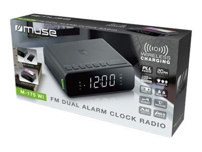 MUSE M-175 WI - Kelloradio - langaton lataus