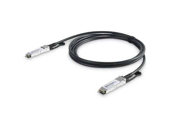 DIGITUS - 40GBase direct attach kaapeli - QSFP+ QSFP+:sta QSFP+:aan - 1 m. - valokuitu - IEEE P802.3ba