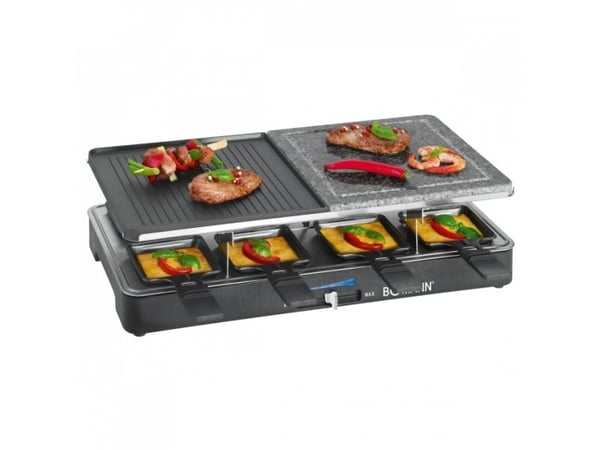 Bomann RG 2279 CB 2 in 1 - Raclette/grill/hetstein - 1.4 kW