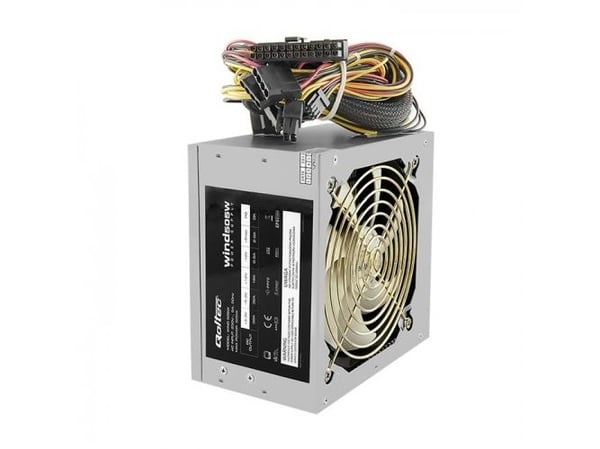 Qoltec Wind - Nätaggregat (intern) - ATX - 505 Watt - PFC - grå