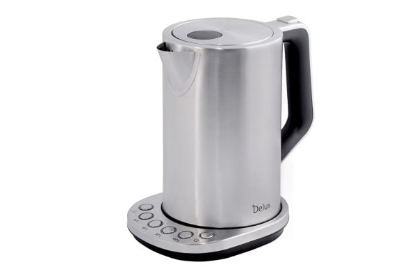Orava Delux, 1,7 L, 2200 W, Rustfritt stål, Rustfritt stål, Justerbar termostat, Vannmåler