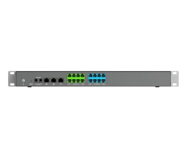 Grandstream UCM6308A - IP-PBX - rackmonterbar - 8 FXO-porter - 8 FXS-porter - 3 x 10/100/1000