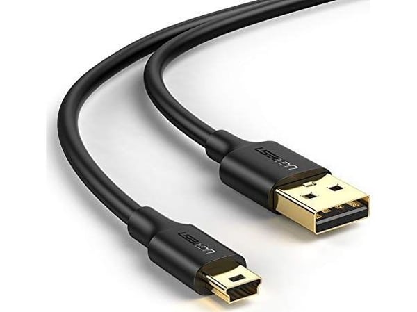 Ugreen USB-kabel Ugreen-kabel USB - mini USB 480 Mbps 3 m svart (US132 10386)