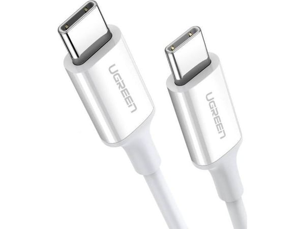 Ugreen 60519, 1,5 m, USB C, USB C, USB 2.0, 0,48 Gbit/s, Valkoinen