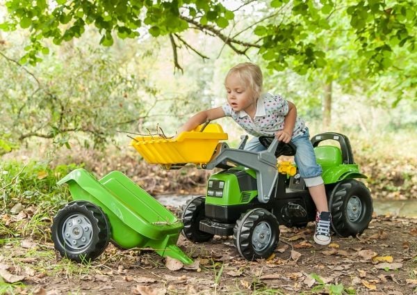 rolly toys rollyKid Deutz-Fahr, 2,5 år, 4 hjul, Svart, Grønn