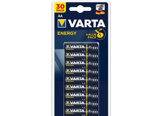 Varta Energy 04106 - Batteri 30 x AA-type - Alkalisk