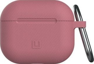 [U] Protective Case for Airpods (3rd Gen, 2021) - Dot Dusty Rose - Eske for trådløse øreplugger - silikon - støvet rosa - for Apple AirPods (3. gen...