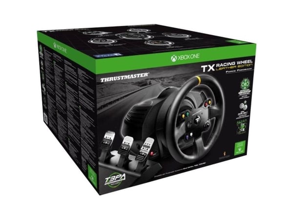 ThrustMaster TX Racing: Leather Edition - rotte og pedalsett - kabling - for PC/ Xbox One / Xbox One Series S/X