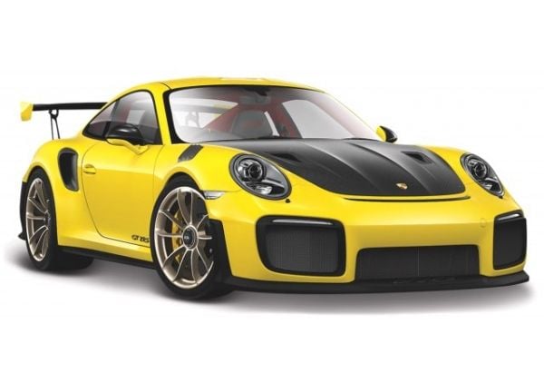 Maisto 31523, Modellsportbil, Monteringssats, 1:24, Porsche 911 Gt2 RS, Alla, Svart, Gul