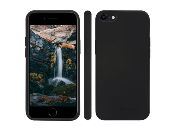 dbramante1928 - Baksidedeksel for mobiltelefon - 100 % resirkulert plast - nattsvart - for Apple iPhone 7, 8, SE (2nd generation)