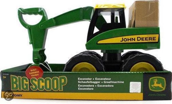 Tomy John Deere Big Scoop Excavator, Grävmaskin, inomhus, 3 År, Plast, Grön, Gul