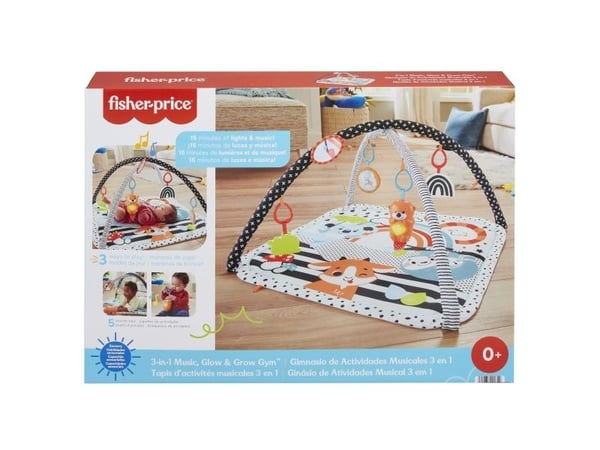 Fisher Price 3-i-1 Music Glow & Grow Gym