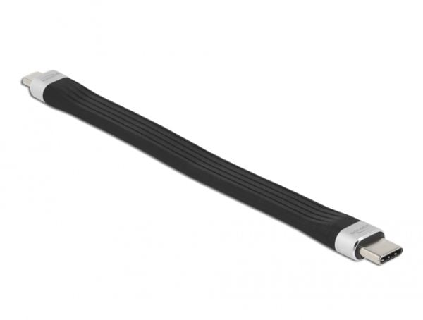 DeLOCK 86793, 0,135 m, USB C, Micro-USB B, USB 2.0, 480 Mbit/s, Musta, Hopea