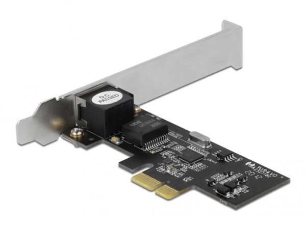 Delock - Nettverksadapter - PCIe 2.1 lav profil - 2.5GBase-T
