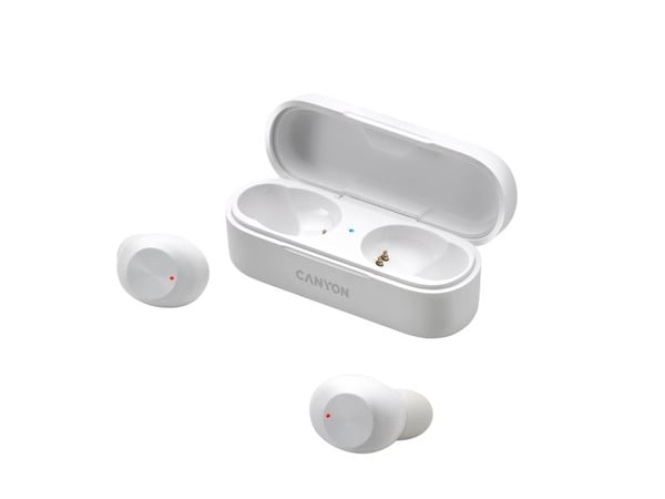 Canyon CNE-CBTHS1W, Trådløs, Samtaler/musikk, 40 g, Hodesett, Hvit