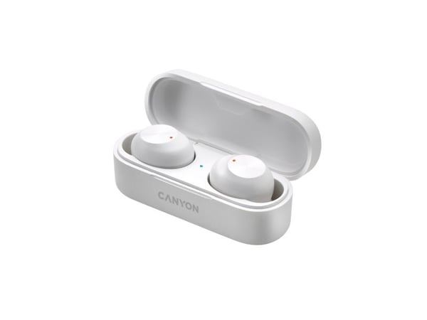 Canyon CNE-CBTHS1W, Trådløs, Samtaler/musikk, 40 g, Hodesett, Hvit