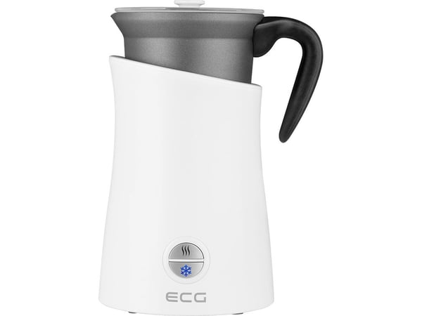 ECG NM 2255 Latte Art White, Automatisk melkeskummer/varmer, Hvit, Rustfritt stål, 150 ml, 300 ml, Varm & Kald