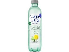 Mineralvatten Aqua d'Or Lime and Lemon 0,5 ltr med bubbel,12 fl x 0,5 ltr/krt