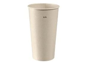 Papbæger Ø90x151mm 50cl 18oz Breeze kolddriksbæger Bagasse/PLA,25 pk x 36 stk/krt Papbæger Ø90x151mm 50cl 18oz Breeze kolddriksbæger Bagasse/PLA,25 pk x 36 stk/krt