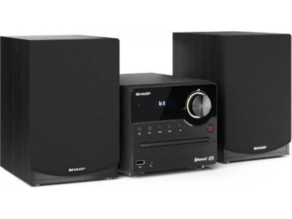 Sharp XL-B512(BK), Kodin mikroaudiojärjestelmä, Musta, 1 levyt, Etu, 45 W, Banaaniliitin