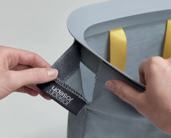 Joseph Joseph 50001, 60 l, Rektangulær, Bomull, Polyester, Grå, Grå, Håndvask/maskinvask