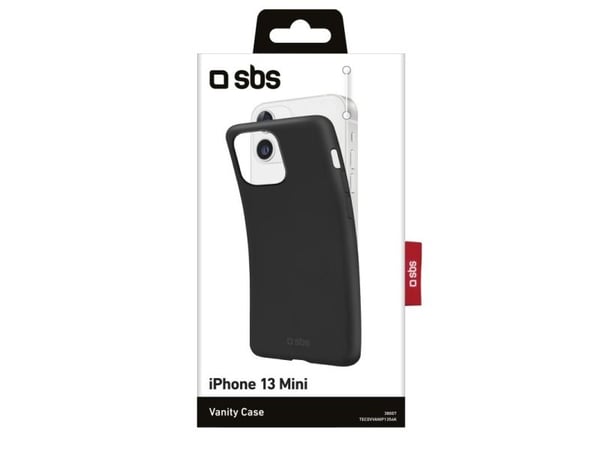 SBS TECOVVANIP1354K, Etui, Apple, iPhone 13 Mini, 13,7 cm (5.4"), Svart