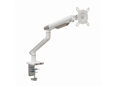 ART L-19GD - Monteringssett - justerbar arm - for LCD-TV - aluminium - hvit - skjermstørrelse: 17"-32" - skrivebordsmonterbar