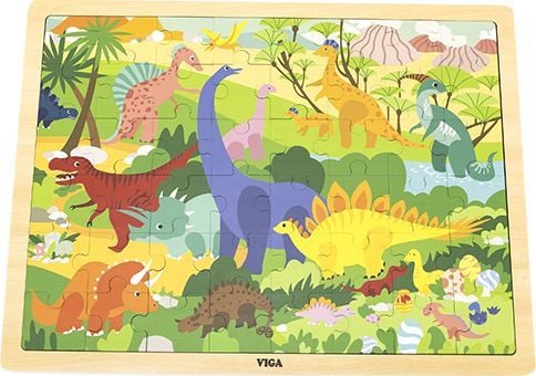 Viga Delione 48 deler - dinosaurer