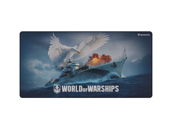 Natec Genesis Carbon 500 WOWS - Tastatur og musepute - maxi - WOWS BLYSKAWICA - World of Warships, multifarge