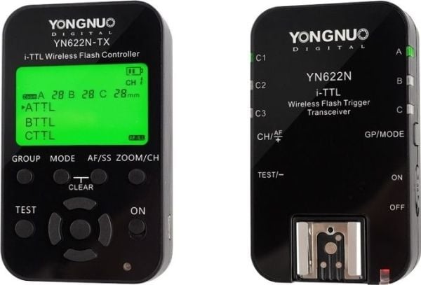 Yongnuo YN-622N-KIT Nikon TTL-sett (trådløs styring)