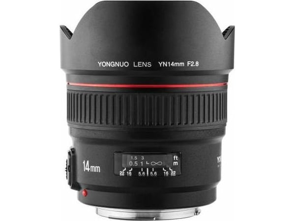 Yongnuo YN Canon EF 14 mm F/2,8 objektiv