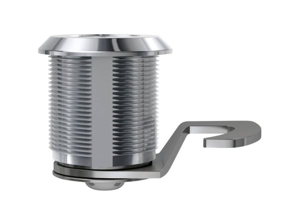 BASI HS 357, Mailbox lock, Nickel, Galvanisert metall