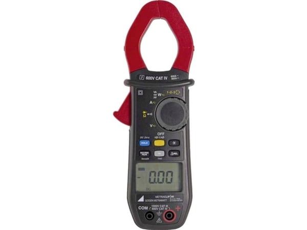 Gossen Metrawatt M312K Strømtang , Hånd-multimetri digitaalinen CAT III 1000 V, CAT IV 600 V Visning (counts): 6000