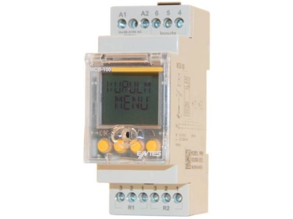 ENTES MCB-120 Aikarele Monitoiminen 1 kpl Aika-alue: 0,1 s - 9999 min