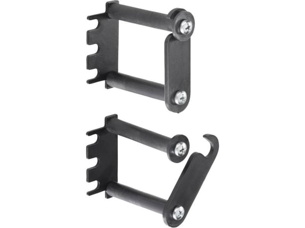 Rittal DK Cable Routing Bar - Rack-kabelføringssett - 1U - 19"