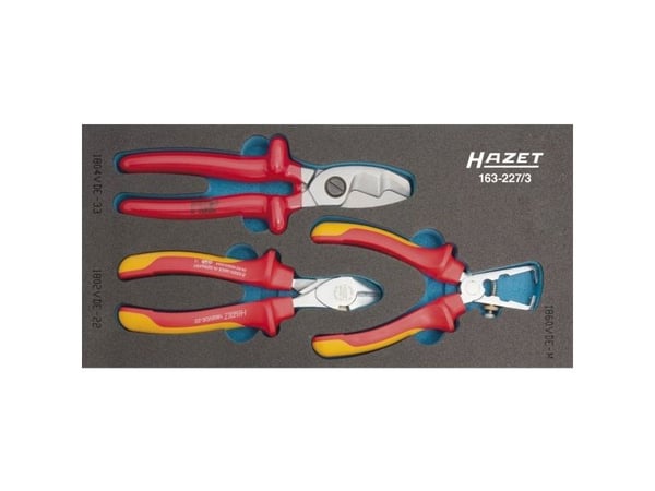 Hazet 163-227/3 tangsett VDE 3 deler