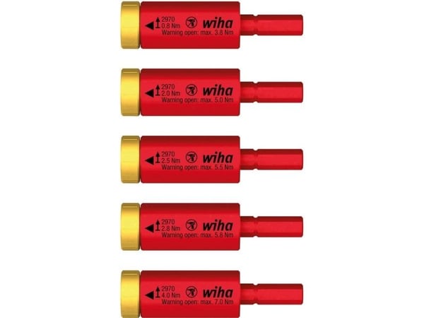 Wiha 41479, 5 stykker, Torq-Set, 4 Nm, 168 g