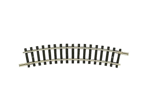 Fleischmann 22231 N-skinne (uten ballast) kurvespor 24° 194,6 mm