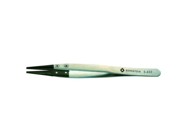 Bernstein 5-432, Svart, Metallisk, Flat, Rett, 17 g, 125 mm, 1 stykker