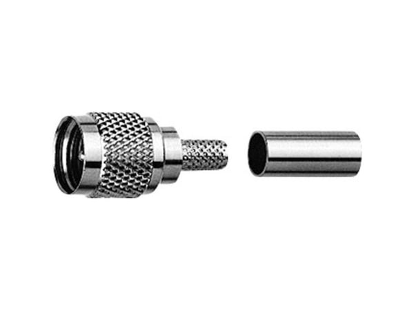 Telegärtner Mini UHF Straight Plug Crimp G1 (RG-58C/U) crimp/crimp