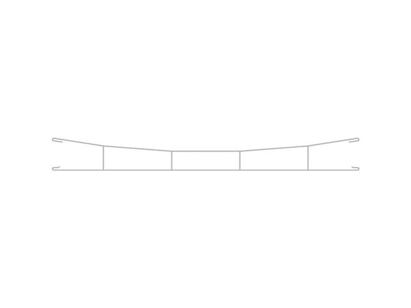 Viessmann Modelltechnik 4142 H0 kontaktledning H0 Fleischmann Profi spor, H0 RocoLine (uten ballast) 190,0 mm 5 stk