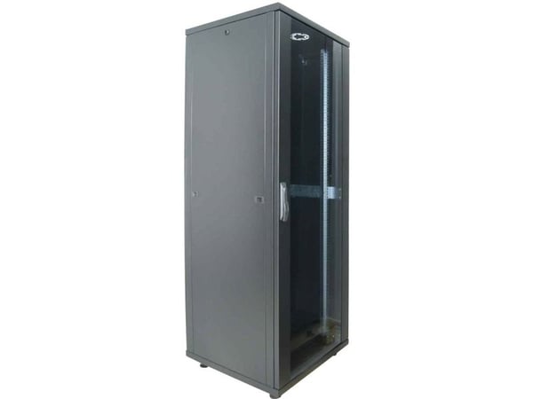 Intellinet 715409, Frittstående hylle, 42U, 600 kg, Nøkkellås, Justerbare bein, 105,4 kg